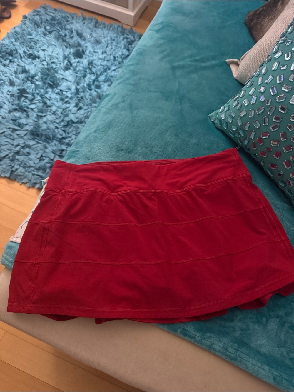 lululemon athletica red Athletic Skort